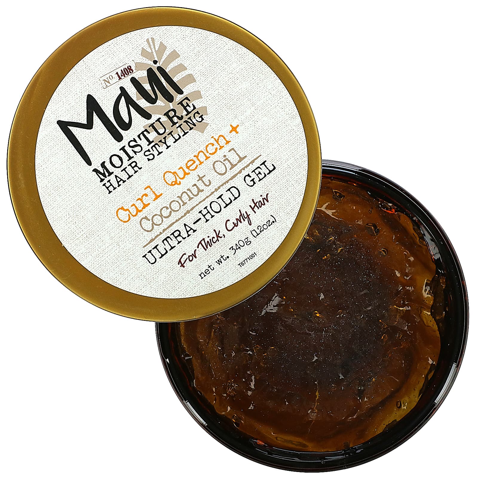 Maui Moisture, Curl Quench + Coconut Oil, UltraHold Gel, 12 oz (340 g