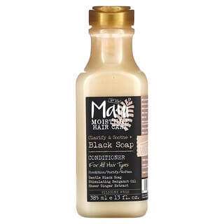 Maui Moisture, Hair Care, Clarify & Soothe + Black Soap Conditioner, For All Hair Types, 13 fl oz (385 ml)