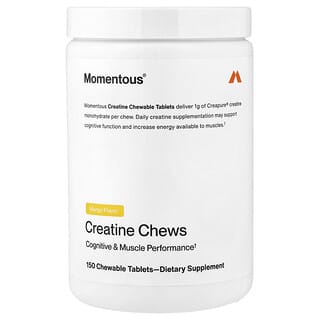 Momentous, Creatine Chews, Mango, 150 Chewable Tablets (1,000 mg per Tablet)