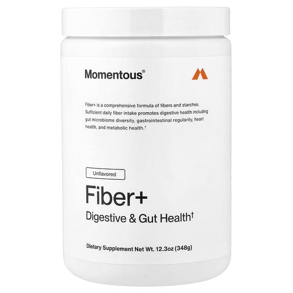 Momentous, Fiber+, Unflavored, 12.3 oz (348 g) — product photo 1