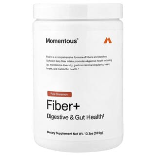 Momentous, Fiber+, чистая корица, 372 г (13,1 унции)