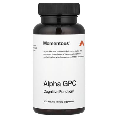 Momentous, α-GPC, 60 Capsules (300 mg per capsule)