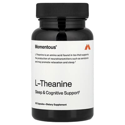 Momentous, L-Theanine, 60 Capsules (200 mg per Capsule)