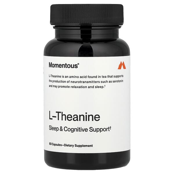 Momentous, L-Theanine, 60 Capsules (200 mg per Capsule) — product photo 1