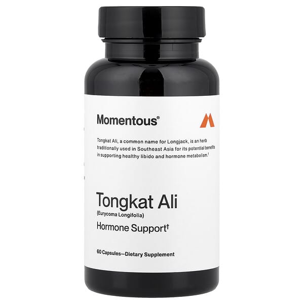 Momentous, Tongkat Ali, 60 Capsules (200 mg per Capsule) — product photo 1