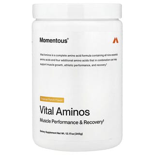Momentous, Vital Aminos, Ponche tropical, 345 g (12,17 oz)