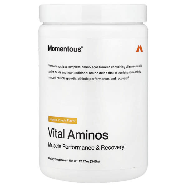 Momentous, Vital Aminos, Tropical Punch, 12.17 oz (345 g) — product photo 1