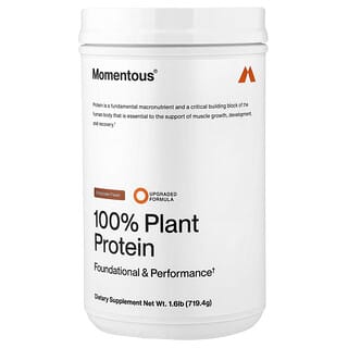 Momentous, 100% растительный протеин, с шоколадным вкусом, 719,4 г (1,6 фунта)