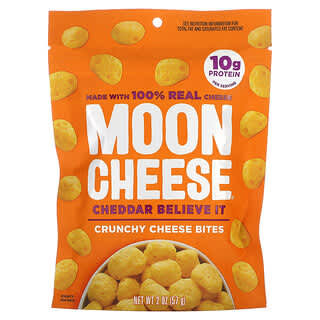 Moon Cheese, Crunchy Cheese Bites, Cheddar Believe It, 2 oz (57 g)