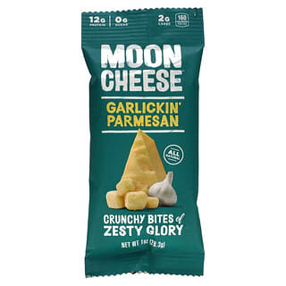 Moon Cheese, Parmesão de alho, 28,3 g (1 oz)