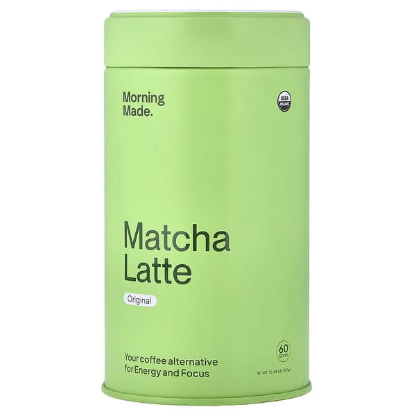 Morning Made, 말차라떼, 오리지널, 300g(10.58oz)