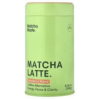 Morning Made Inc, Matcha Latte, Jahodová směs, 240 g