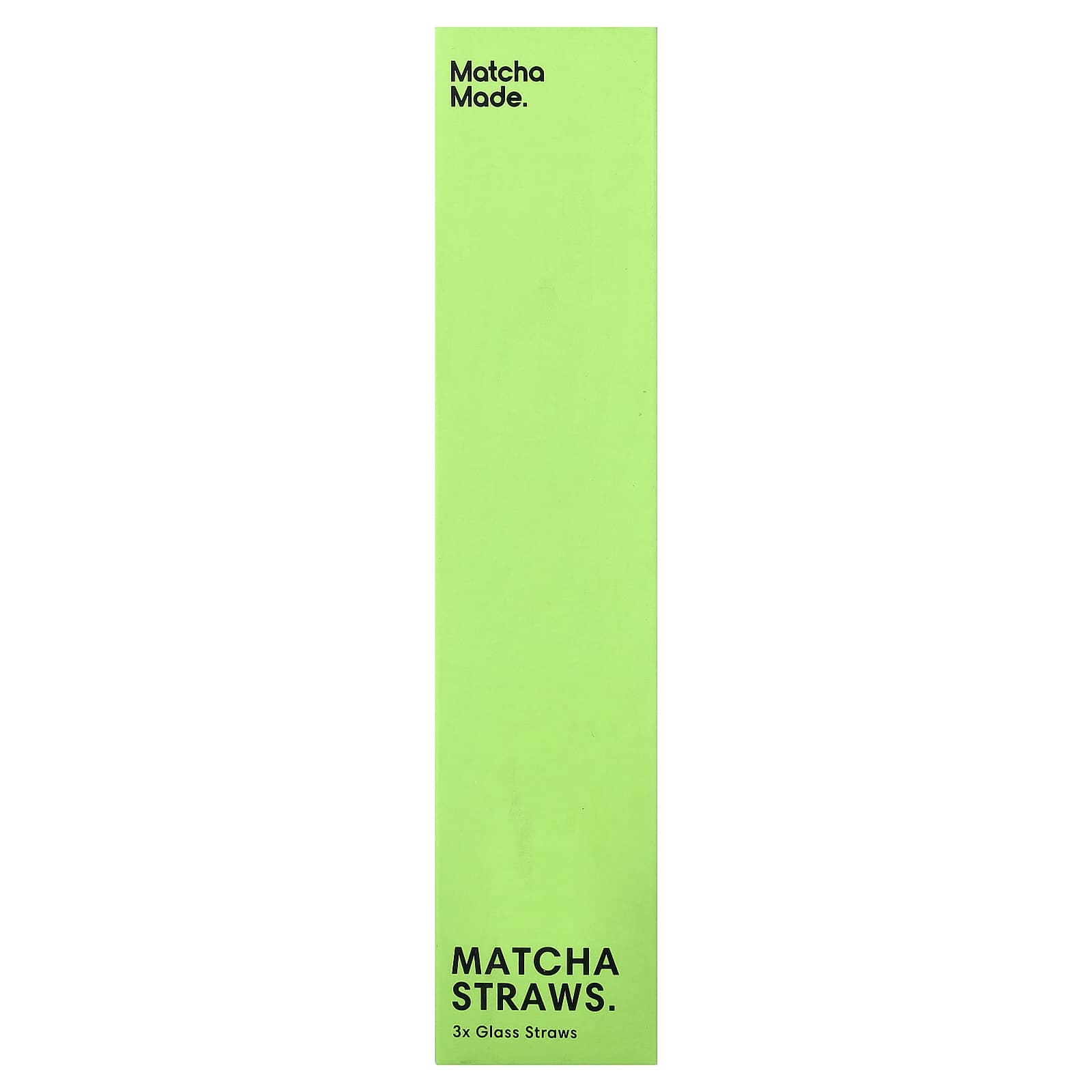 Morning Made, стеклянные трубочки матча, 3 шт.