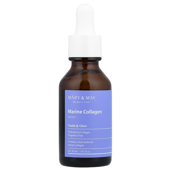 Mary & May, 해양 콜라겐 세럼, 30ml(1.01fl oz)