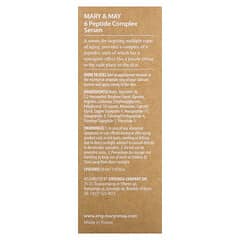 Mary & May, 6 Peptide Complex Serum, Fragrance Free, 1.01 fl oz (30 ml)