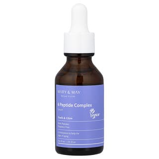 Mary & May, 6 Peptide Complex Serum, Fragrance Free, 1.01 fl oz (30 ml)