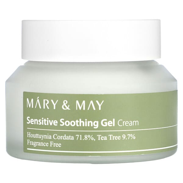 Mary & May, 센시티브 수딩 젤 크림, 70g(2.46oz)