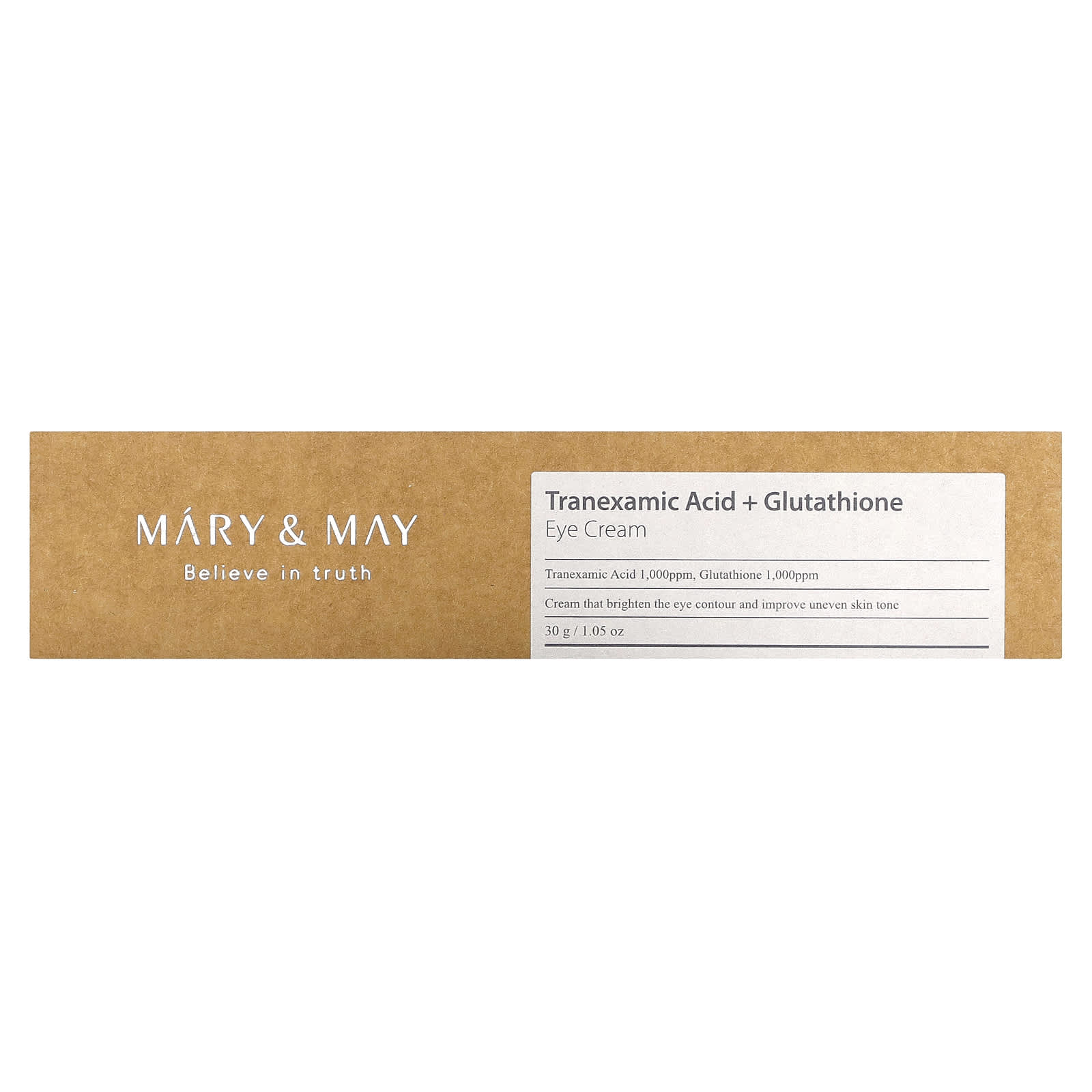 Mary & May, Tranexamic Acid + Glutathione Eye Cream, 1.05 oz (30 g) Image 3