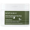 Mary & May, CICA Houttuynia Mascarilla de belleza calmante con árbol del té, 30 hojas, 400 g (14,1 oz)