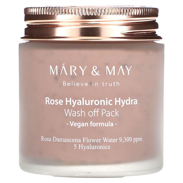 Mary & May‏, Rose Hyaluronic Hydra, Wash Off Pack, 4.4 oz (125 g)