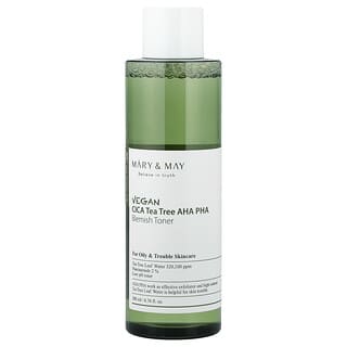 Mary & May, Vegan CICA Tea Tree AHA PHA, Toner Noda, 200 ml (6,76 ons cairan)