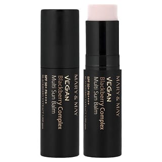 Mary & May, 全素食黑莓複合物，多重抗曬霜，SPF 50+ PA+++，0.35 盎司（10 克）