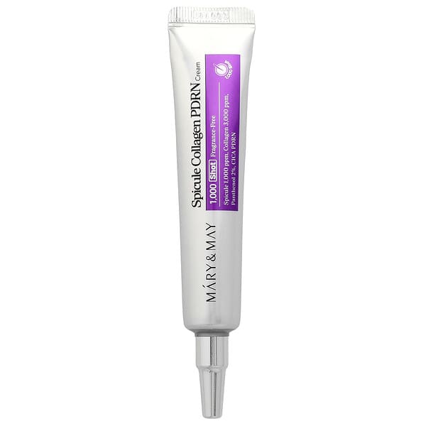 Mary & May, 스피쿨레 콜라겐 PDRN 크림, 향료 무함유, 15g(0.52oz)