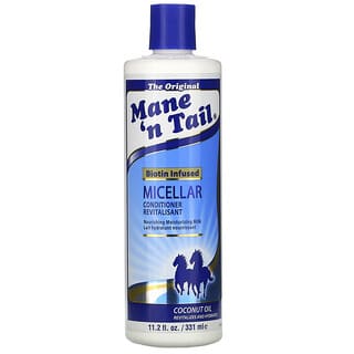 Mane 'n Tail, Мицеллярный кондиционер, насыщенный биотином, кокосовое масло, 331 мл (11,2 жидк. Унции)