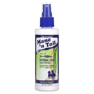 Mane 'n Tail, Herbal Gro Spray Therapy, оливкова олія та кератин, 178 мл (6 рідк. унцій)