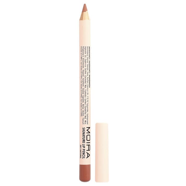 Moira Beauty, 시그니처 립 펜슬, 001 Natural, 1.1g(0.04oz)
