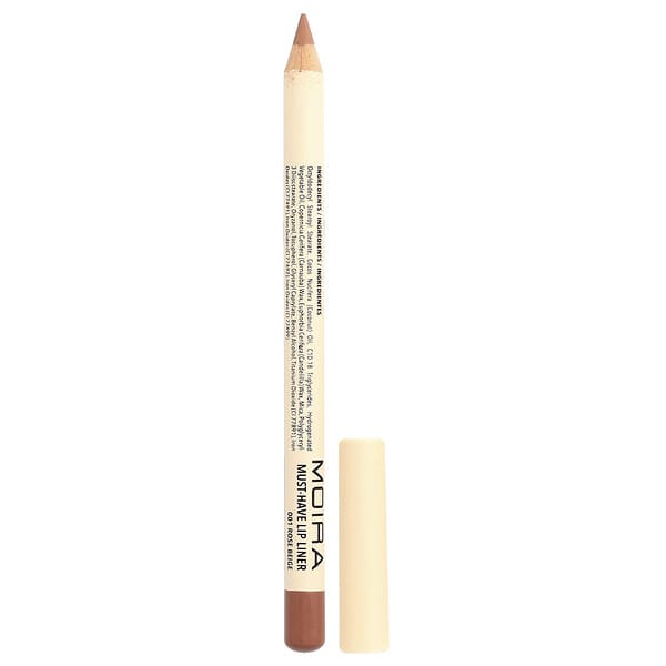 Moira Beauty, 머스트 해브 립 라이너, 001 로즈 베이지, 1.1g(0.04oz)