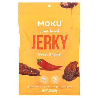 Moku, Plant-Based Jerky, Sweet & Spicy, 56 g (2 oz.)