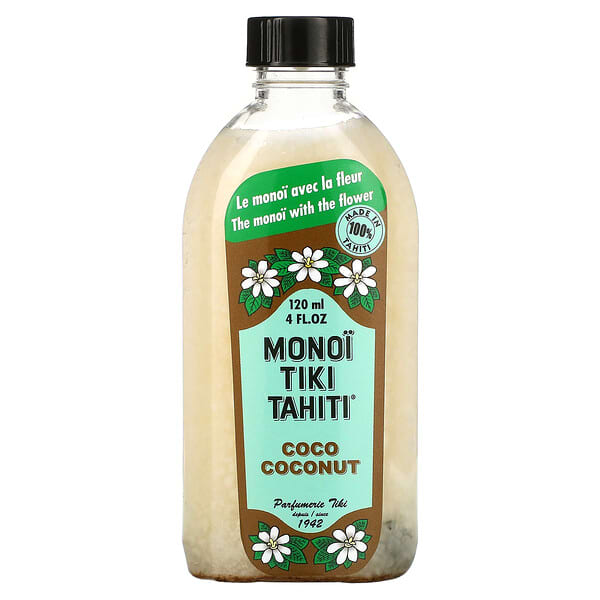 Monoi Tiare Tahiti, Кокосовое масло, 4 жидких унций (120 мл)