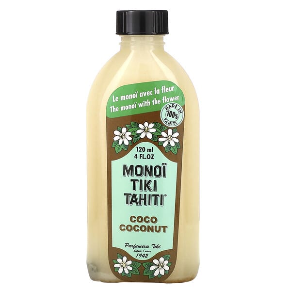 Monoi Tiare Tahiti‏, Coconut Oil, Coco Coconut, 4 fl oz (120 ml)