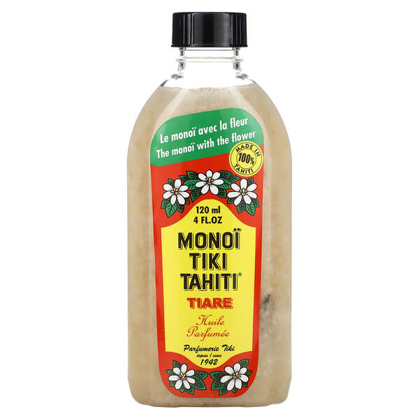Monoi Tiare Tahiti, Coconut Oil, Tiare (Gardenia), 4 fl oz (120 ml)