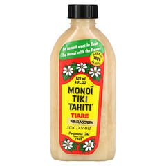 Monoi Tiare Tahiti, Aceite bronceador con protector solar, 120 ml (4 oz. líq.)