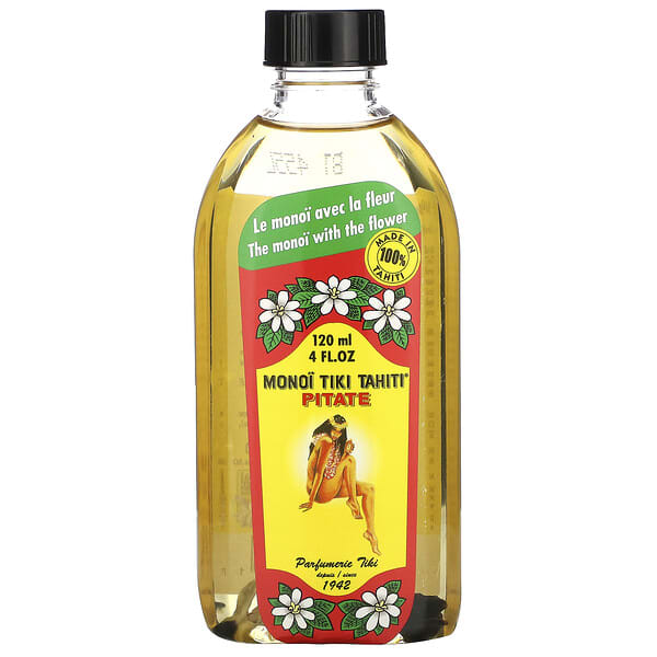 Monoi Tiare Tahiti‏, Coconut Oil, Pitate (Jasmine), 4 fl oz (120 ml)