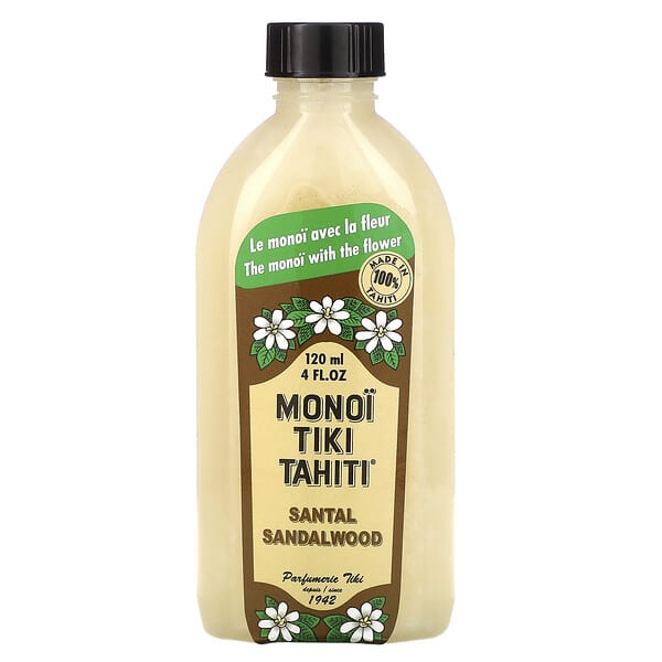 Monoi Tiare Tahiti‏, Coconut Oil, Sandalwood, 4 fl oz (120 ml)
