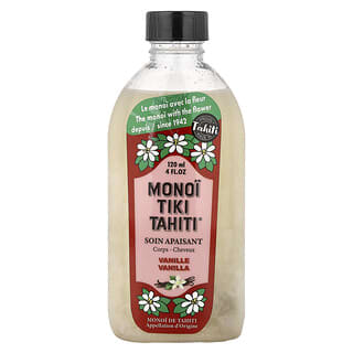 Monoi Tiare Tahiti, Monoi Tiki Tahiti®, Coconut Oil, Vanilla, 4 fl oz (120 ml)