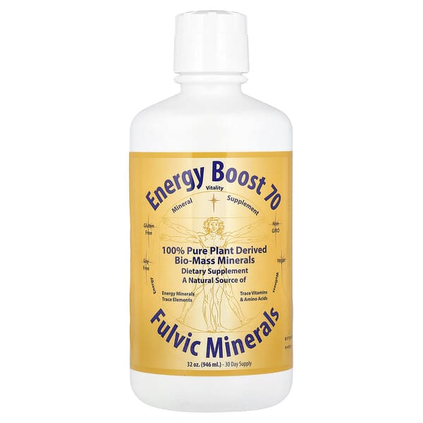 Energy Boost 70, Fulvic Minerals, 32 oz (946 ml)