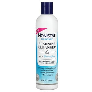 Monistat, Feminine Cleanser with Boric Acid, Fragrance Free, 10 fl oz (296 ml)