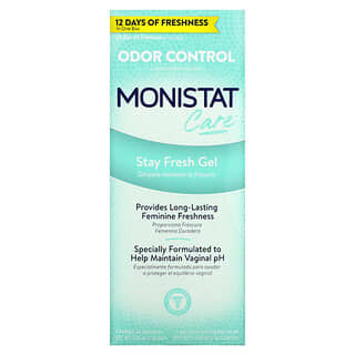 Monistat, Care, контроль запаха, гель Stay Fresh, 4 предварительно заполненных геля-аппликатора, по 2,3 г (0,08 унции)