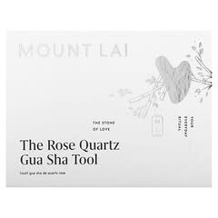 Mount Lai, Herramienta de cuarzo rosa, Gua Sha, 1 unidad