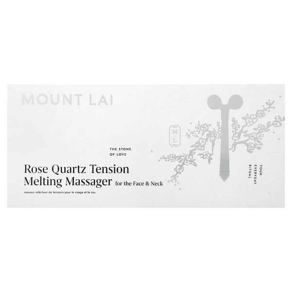 Mount Lai, 로즈쿼츠 텐션 멜팅 마사지기, 페이셜 롤러 1개