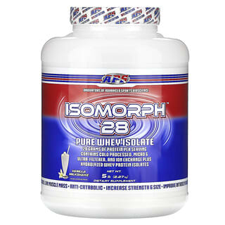 APS, Isomorph 28，全分离乳清，香草奶昔味，5 磅（2.27 千克）
