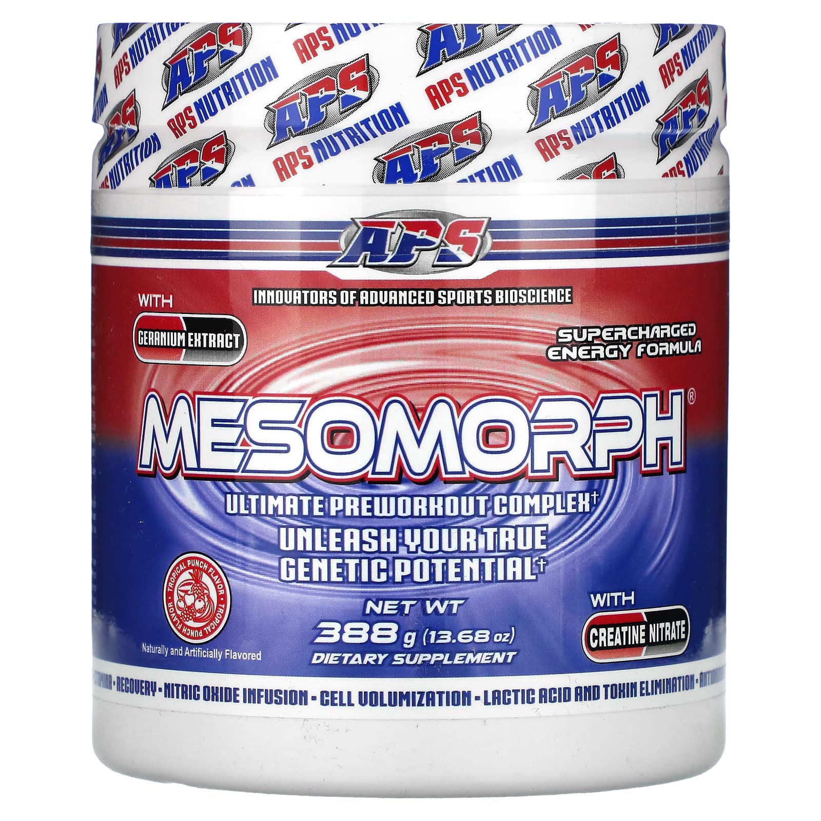 APS Mesomorph Pre-Workout Powder - Pink Lemonade Flavor, 13.68 Oz (388g) | Expires 2028 4 thumbnail image