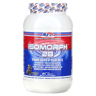 APS, Isomorph 28, Aislado de suero de leche puro, Galletas y crema`` 907 g (2 lb)