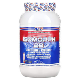 APS, Isomorph 28, Isolat de lactosérum pur, Milkshake à la fraise, 907 g