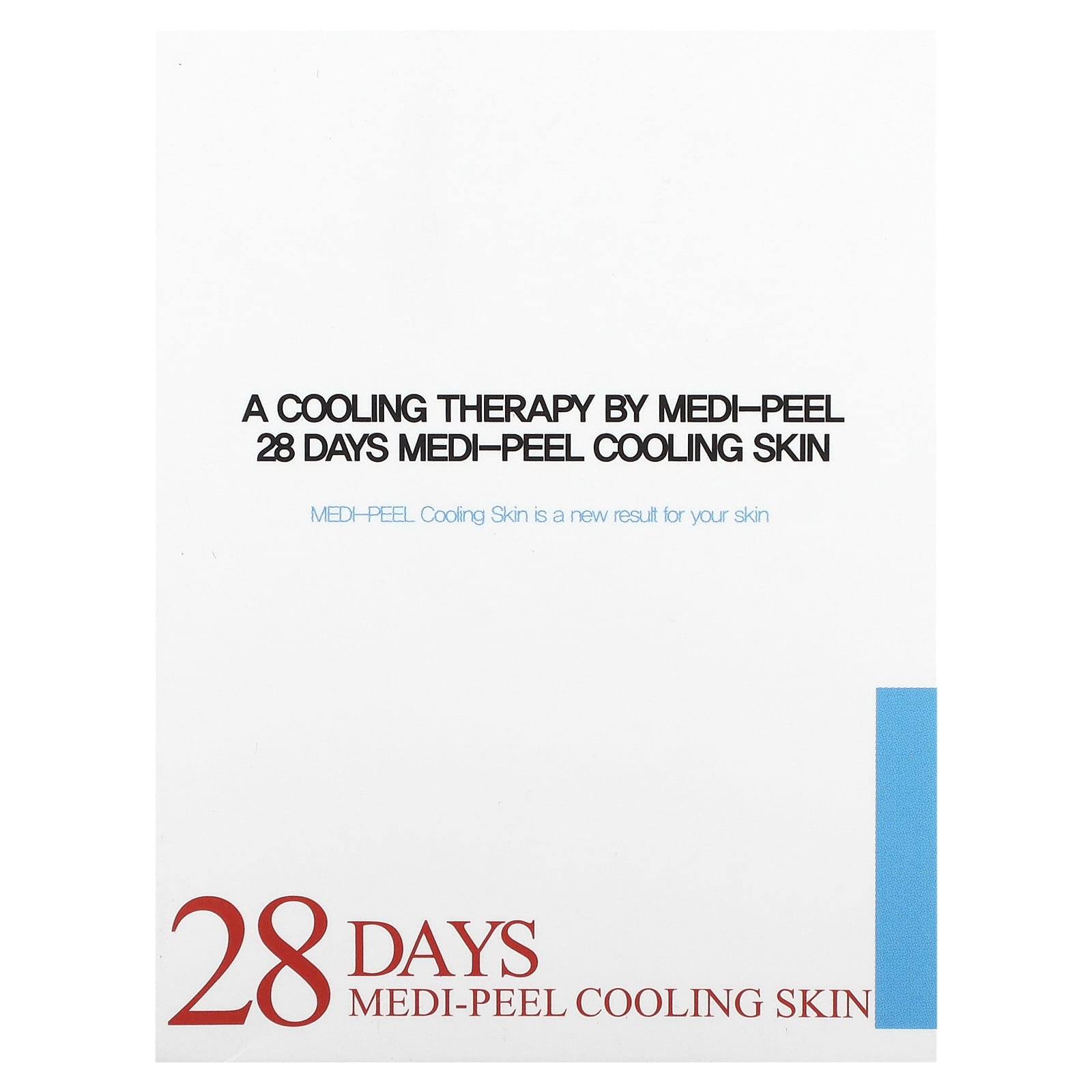 Medi-Peel, 28 Days Medi-Peel Cooling Skin, 1 Count