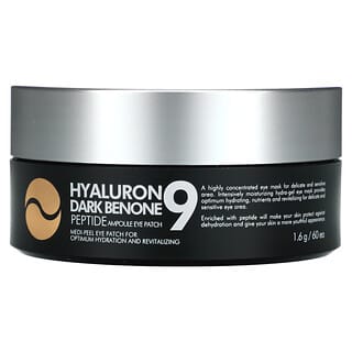 Medi-Peel, Hyaluron Dark Benone 9，肽安瓿眼罩，60 片